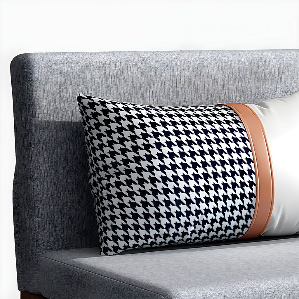 Linen Contemporary Armless Sofa Bed Foldable Sofa for Living Room, Apartment