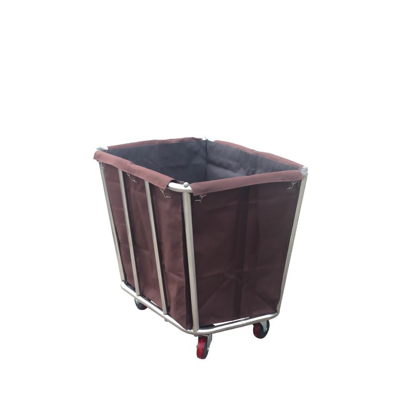 Alloy Laundry Cart Washable and Removable with Casters for Adult
