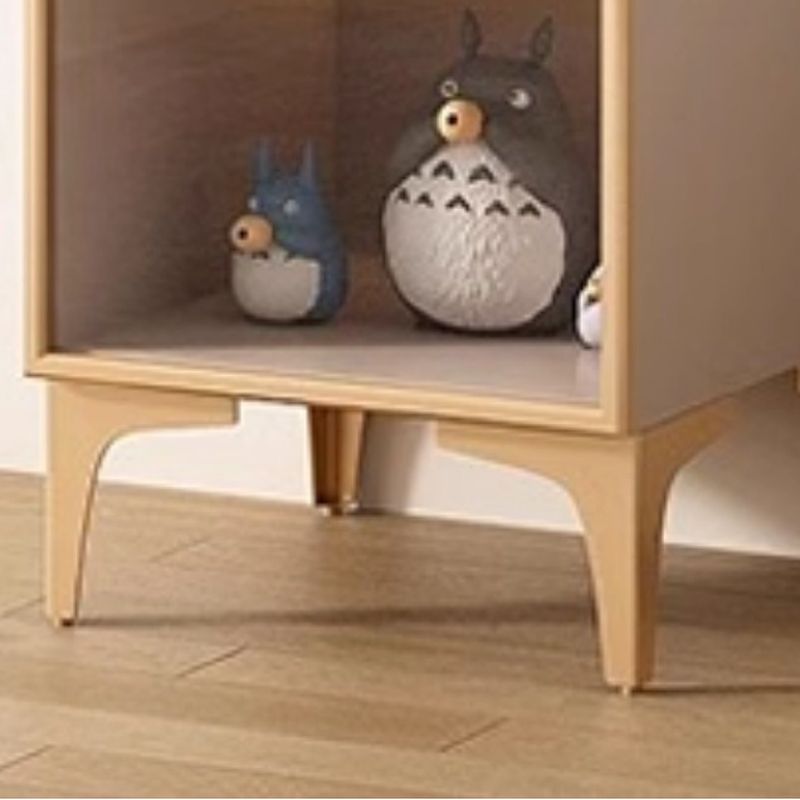 Detached Accent Cabinet with Damp-proof Features in Sand Color