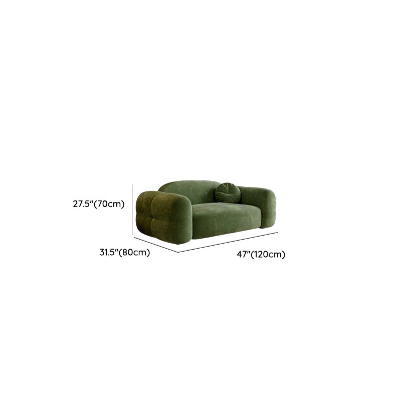Versatile Black/Light Gray/Sage Standard Sofa/Loveseat with Arm and Concealed Support