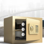 Steel Security Safe with Battery, Pry Resistant, Lockable with Keys