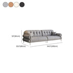 Modish Solid Color Stain Resistant Standard Sofa/Loveseat for 3-seater/4-seater/5 Person
