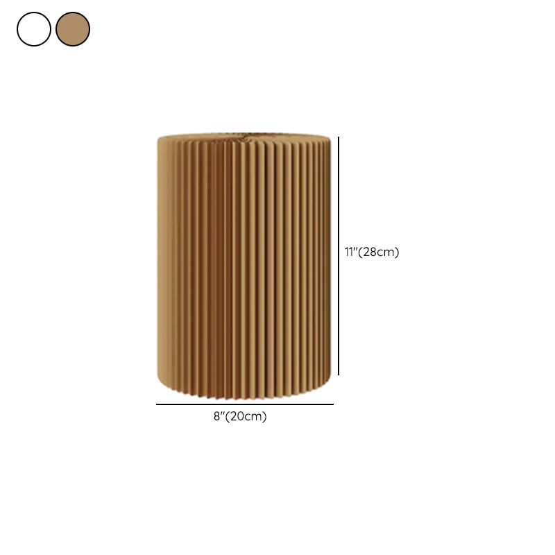 Environmentally Friendly Orbicular Display Table with Stump Base, Up to 19 in Height, Unfinished Finish