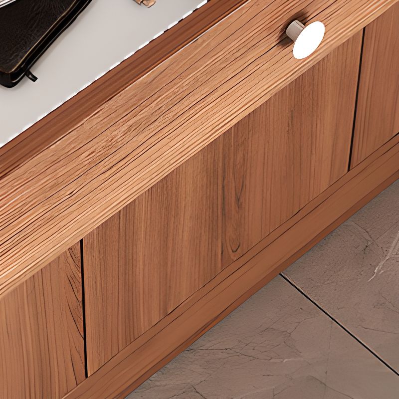 Engineered Wood 5 Tiers Shoe Stack with Shelf, Drawers, Gate, and Dustproof Cover