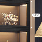 Cubitac Curio Cabinet with Locker Storage, Safe Cabinet Locking, Independent and Encased Design