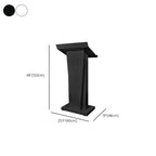 Stainless Steel Full Podium with Built-in Storage