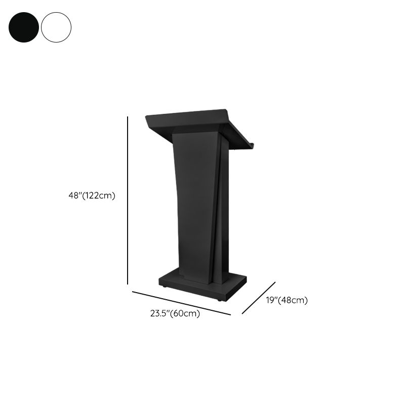 Stainless Steel Full Podium with Built-in Storage