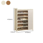 Art Deco Bambusa Rectangle Shoe Rack with 6 Shelves/5 Shelves/8 Shelves, Drawing Room, 21-30 Pairs/11-20 Pairs/31-40 Pairs