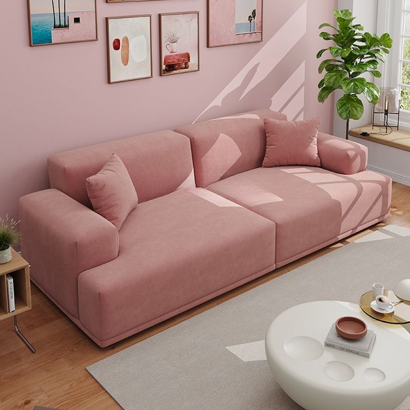 Modish Solid Color Standard Sofa in Black/Light Brown/Coffee for 5 Person/4-seater/3-seater