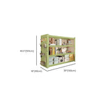 Light Green Modern Steel Tower Shelf with Alterable Shelf and Unfixed Installation