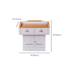 White Industrial Steel Full Podium with Storage