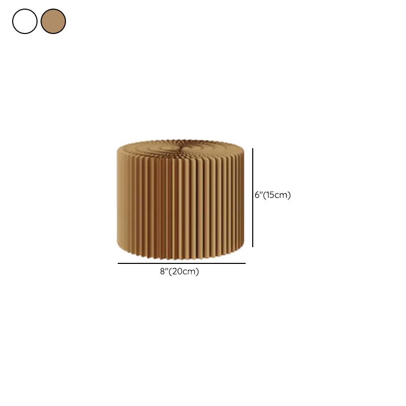 Environmentally Friendly Orbicular Display Table with Stump Base, Up to 19 in Height, Unfinished Finish