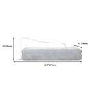 Ultra-Modern Tight Back Sofa 30.71"High Curved Tuxedo Arm Sofa for Apartment