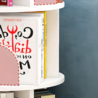 Barrister Bookcase with 6-Shelf/7 Shelves/5-Shelf, Lumber Frame, Vertical or Horizontal, Closed Back