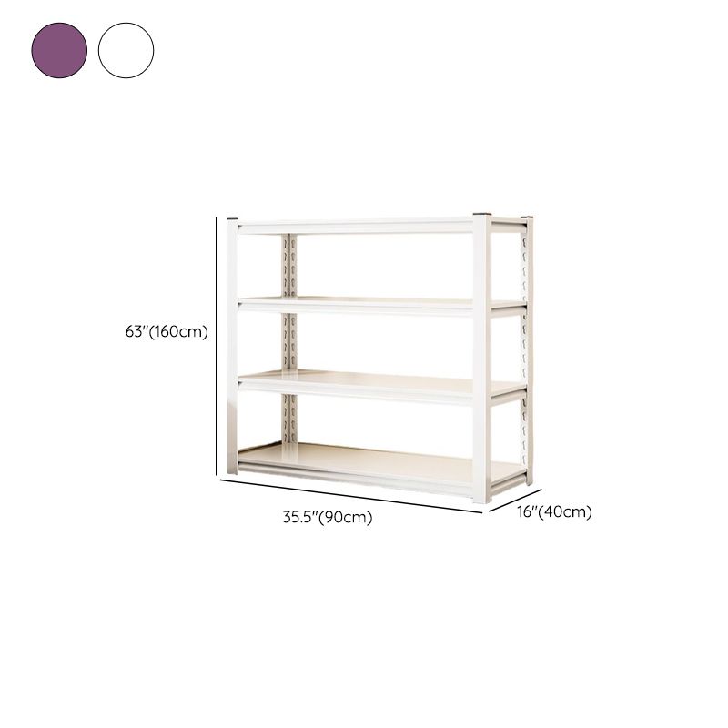 Steel Vertical Barrister Bookcase with 4-Shelf/6-Shelf/5-Shelf and Open Back