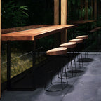 Modern Rectangular Pub Table 1/5 Pieces Wooden Counter Table