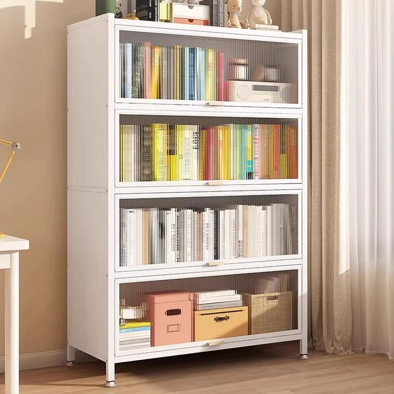 Vertical Alloy Organizing Shelf with Closed Back, Polymer Compound Door and 4-Shelf/5 Shelves/3-Shelf