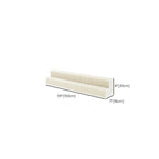 40 to 49 in/20 to 29 in L x Up to 19 in W x 10 to 19 in/Up to 9 in H White Folding Unfinished Display Table with Single Pedestal Base