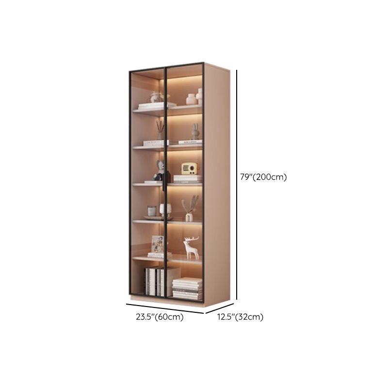 Light Gray Flooring Display Stand/Kitchen Cupboards with Multiple Shelves