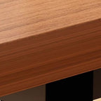 Composite Wood Dining Table with Sleigh Base, Chip Resistant, Seating for 4/6/10-person