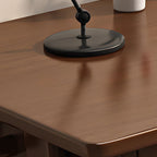 Rectangular Cocoa/Wood Color/Chalk Office Set/Office Desk Writing Desk with Padded Chair(s), Drawers, Exterior Shelving & Desk