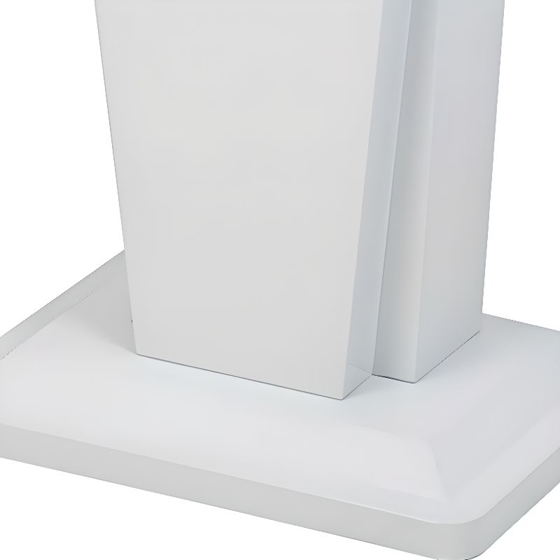 Metal Mobile Full Podium with Storage and Rollers