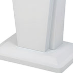 Metal Mobile Full Podium with Storage and Rollers