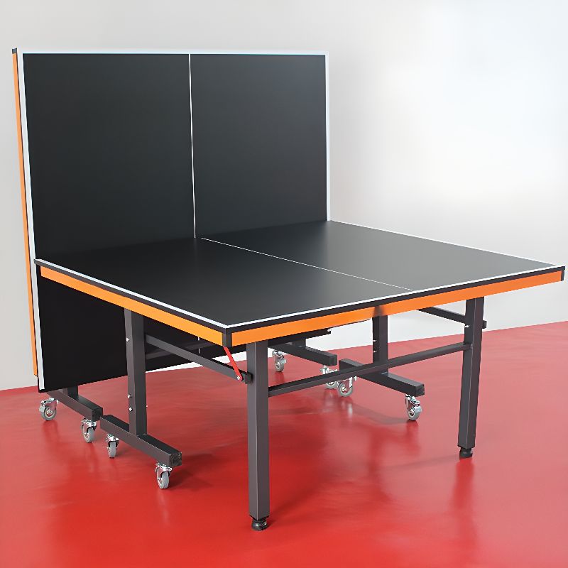 Indoor Ink Synthetic Laminate Ping Pong Table with Table Tennis Paddle Included