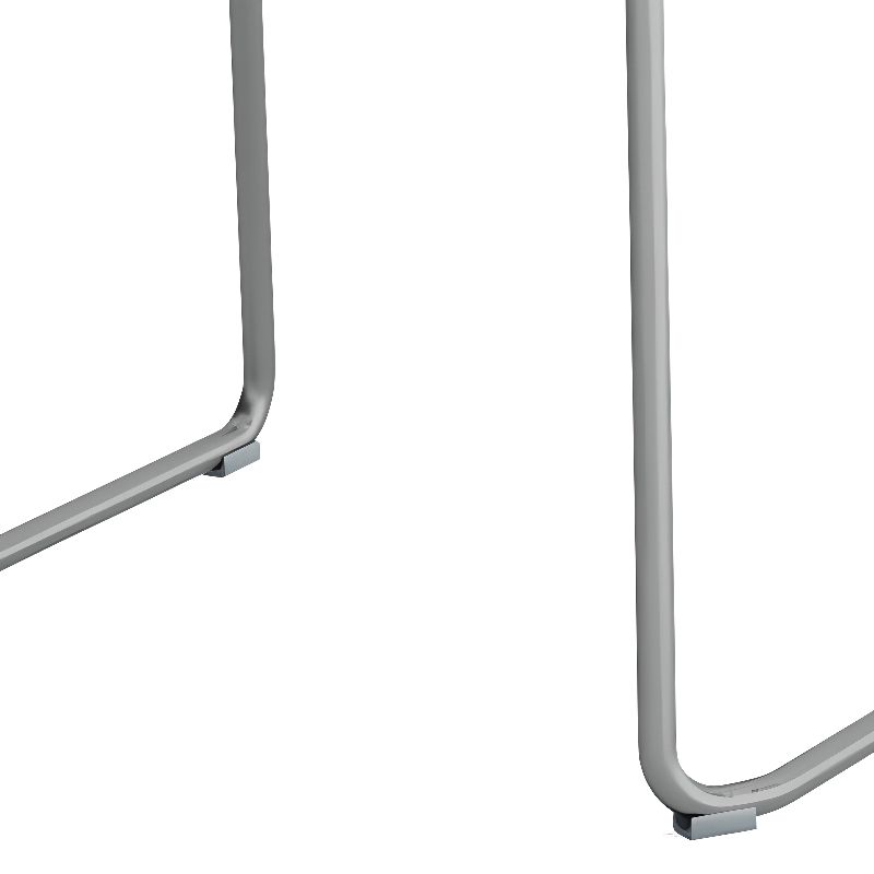 Minimalist Ergonomic Office Furniture with Grey/Green Polymer Seating
