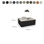 Organic Stone Countertop 1 Drawer Bedside Cabinet with Hanging Shelf