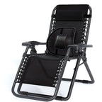 Art Deco Sepia/Midnight Black Solid Color Recliner with Alloy Non Rocking Base and Locking Back Angle, Lumbar Support Included/Not Included