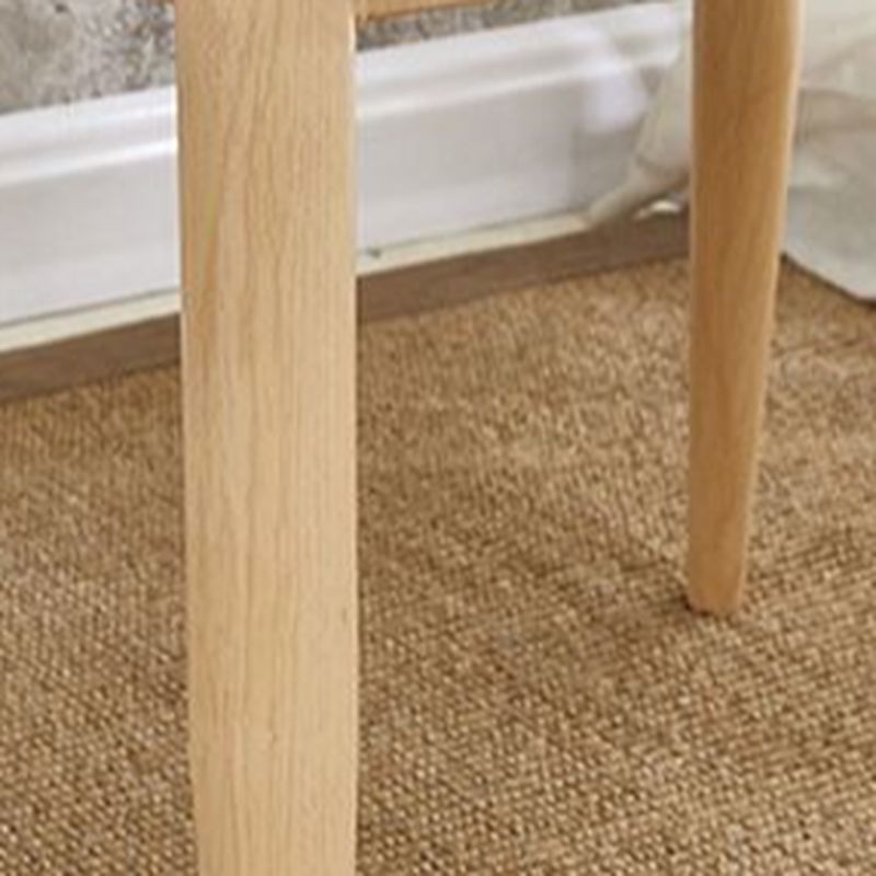 Art Deco Dinette Side Chair with Ventilated Back, Cushioned Upholstery, Alloy Legs, and Foot Pads