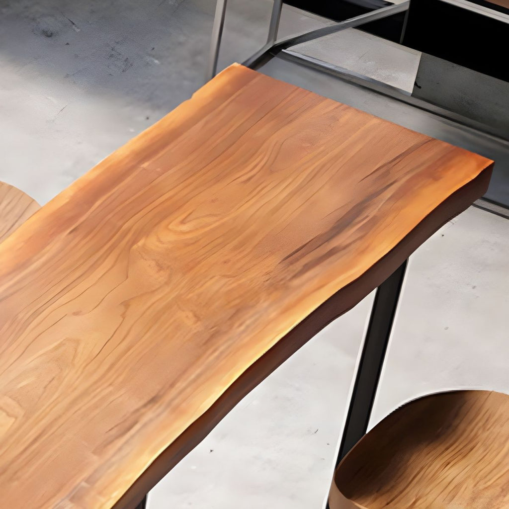 Modern Rectangular Pub Table 1/5 Pieces Wooden Counter Table