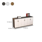 Trendy Timber Standard/Narrow Sideboard with Cupboard, Variable Shelf & 6 Doors/4 Doors/3 Doors