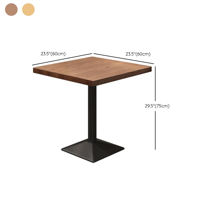 Trendy Rectangle Solid Wood Table with Eased Edges, No Seating, and Assembly Required