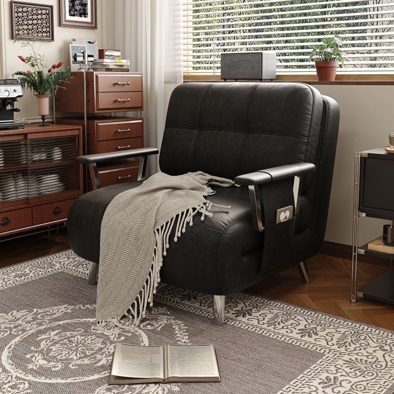 Full XL Size/Twin XL Size/Twin Size Day Bed Futon with Tufted Back and Stockroom