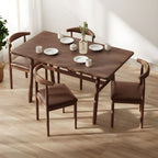 Modern Simple Household Standard Tableware Rectangular Kitchen Tableware 4 Legs Table