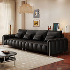 Black Standard/Single Sofa with Arm and 4/3/1 Pillows