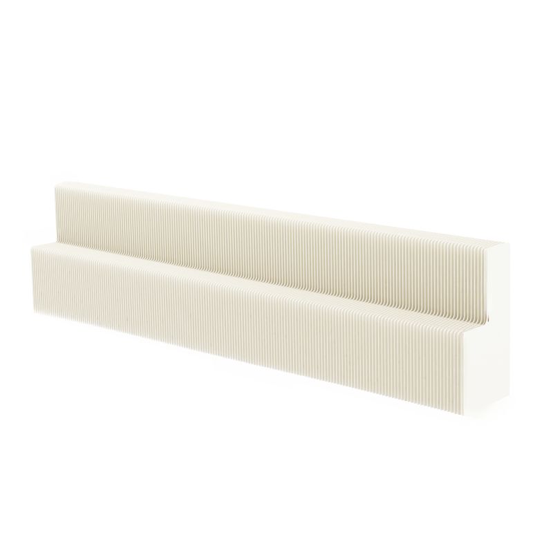 50 in & above L x 20 to 29 in/Up to 19 in W x 30 to 39 in/40 in & above/20 to 29 in H White Rectangular Unfinished Folding Display Table in Paper
