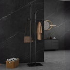 Contemporary Alloy Coat Rack with Metal Hook