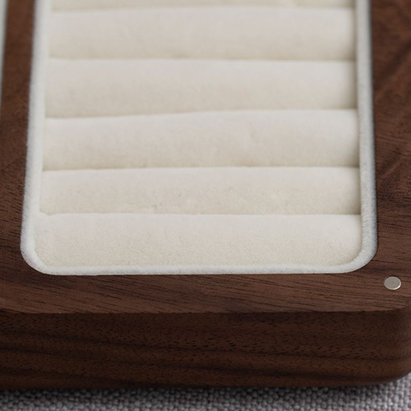 Modern & Contemporary Solid Color Jewelry Armoire in Natural Wood