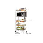 Portable Center with Metal Countertop and Basket