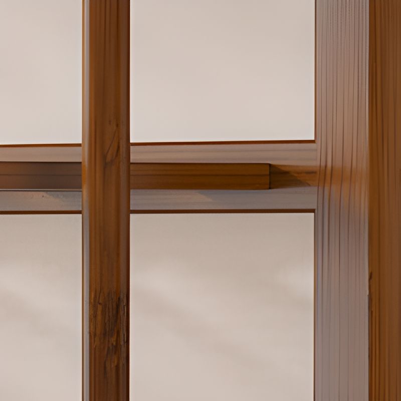 Art Deco Bambusa Rectangle Shoe Rack in Brown with Adjustable Shelves for 21-40 Pairs in Drawing Room