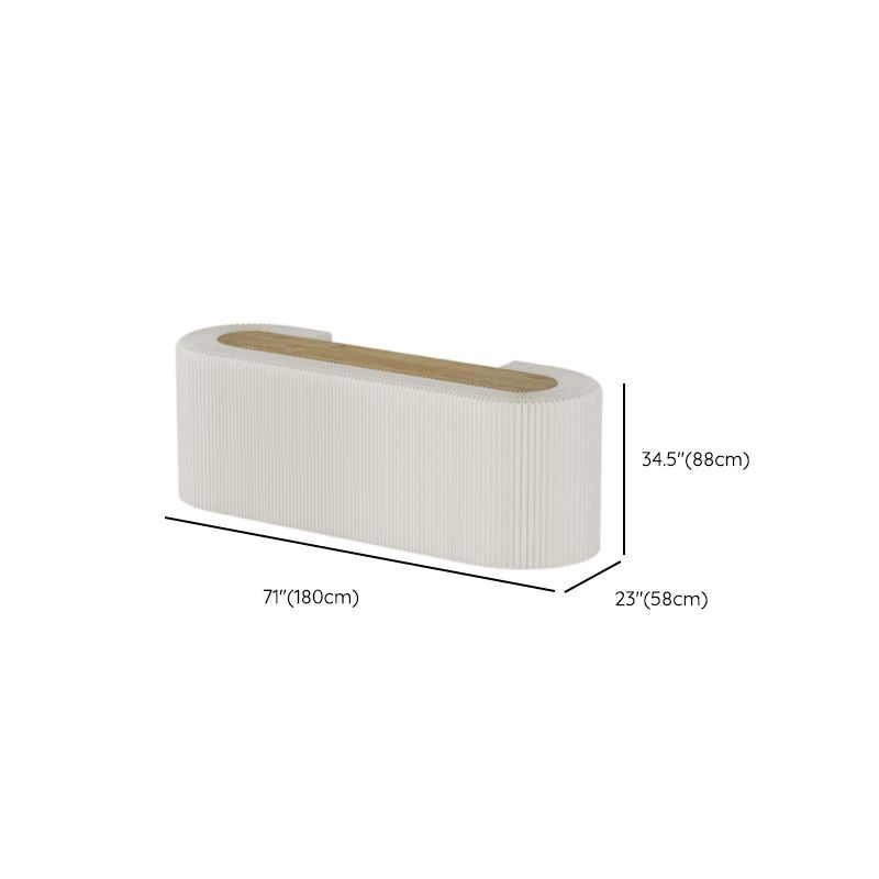 Chalk Oblong Display Table with Locker Feature, Unfinished Finish, 30 to 39 in/40 in & Above Height, 50 in & Above Size, 20 to 29 in Width