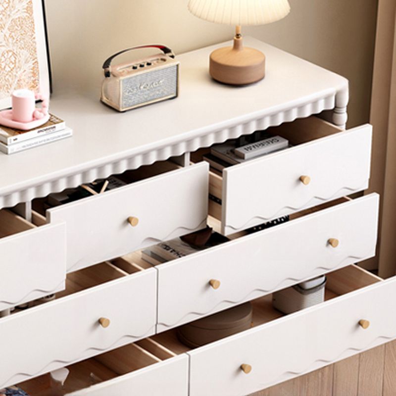 Trendy Natural Wood Console Dresser/Gentleman's Chest with Horizontal/Vertical Orientation