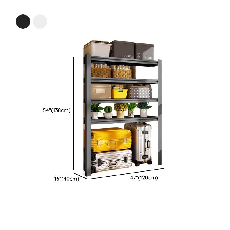Simplistic Fire-retardant Steel Warehouse Storage Rack with Alterable Shelf, Standing Installation