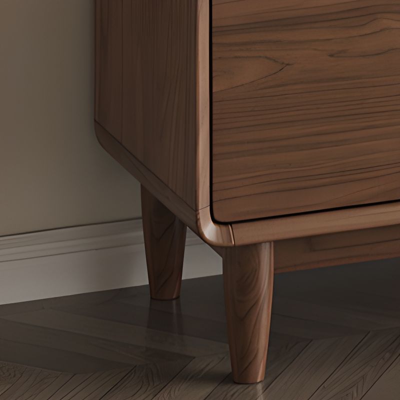 Caramel Casual Composite Wood Combo Dresser with 3 Drawers, Hutch, 3 Interior Shelves, Horizontal/Vertical