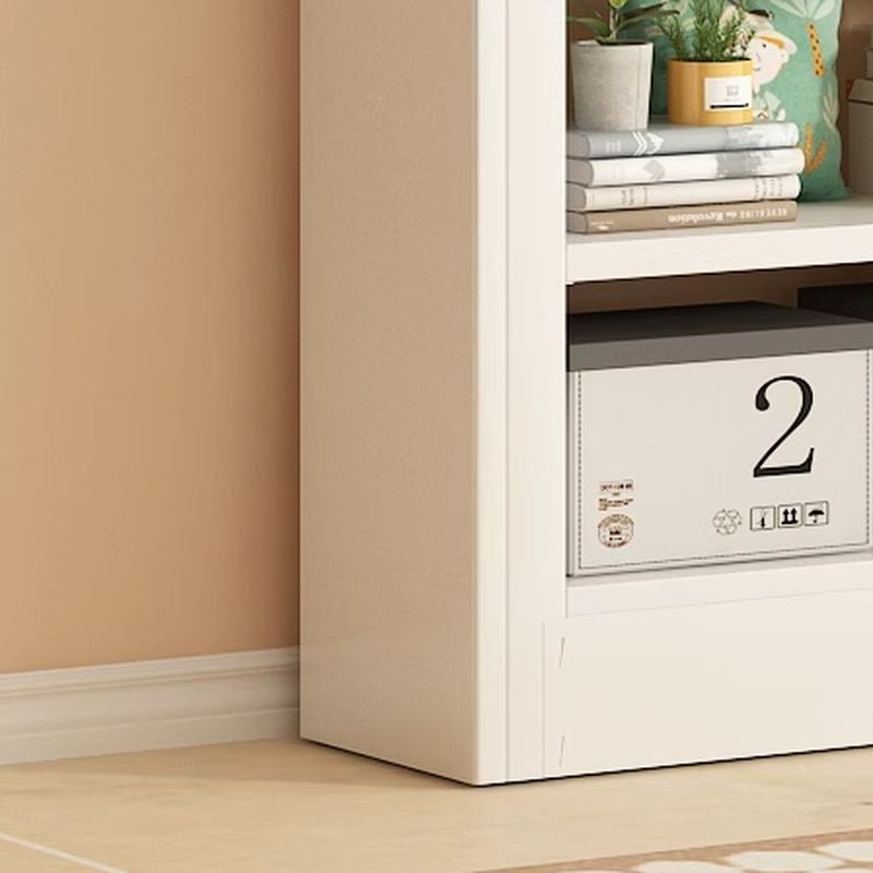 Chalk Book Rack with 6-Shelf/5-Shelf Vertical/Horizontal Alloy Open Back