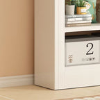 Chalk Book Rack with 6-Shelf/5-Shelf Vertical/Horizontal Alloy Open Back