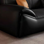 Black Standard Sofa/Loveseat/Single Sofa with Arm and 3 Pillows